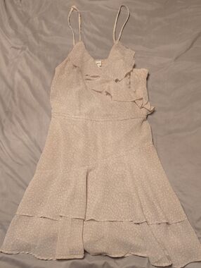 Japna Soft Blush Printed Wrap Romper